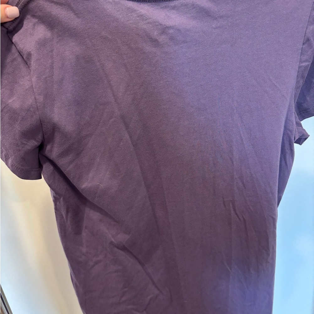 adidas Golf Crewneck T-Shirt in Dusty Purple - Picture 5 of 5